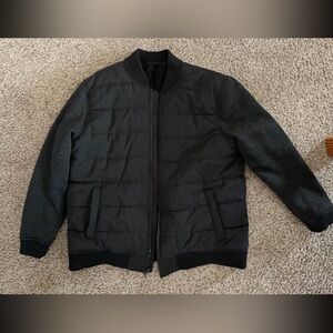 Apt. 9 Men's Black and Gray Bomber Jacket